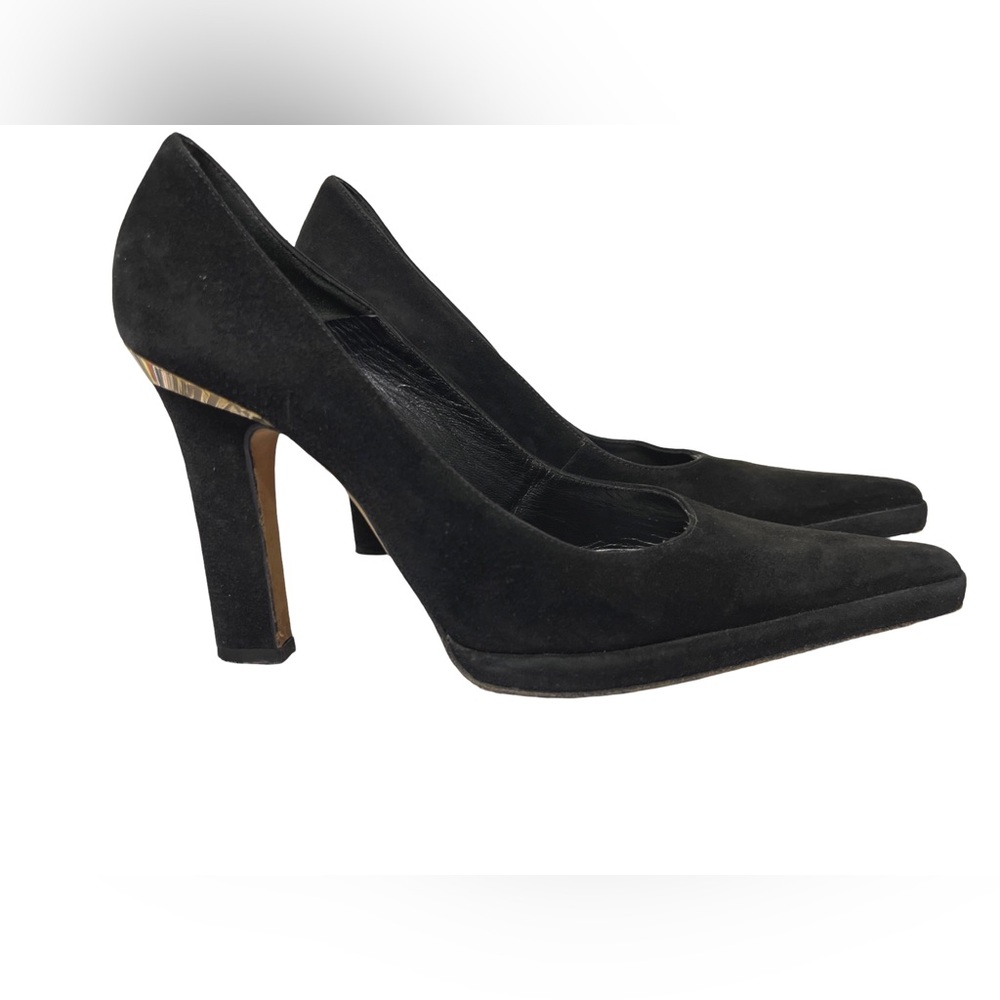 Versace Vintage Black suede heels - size 7